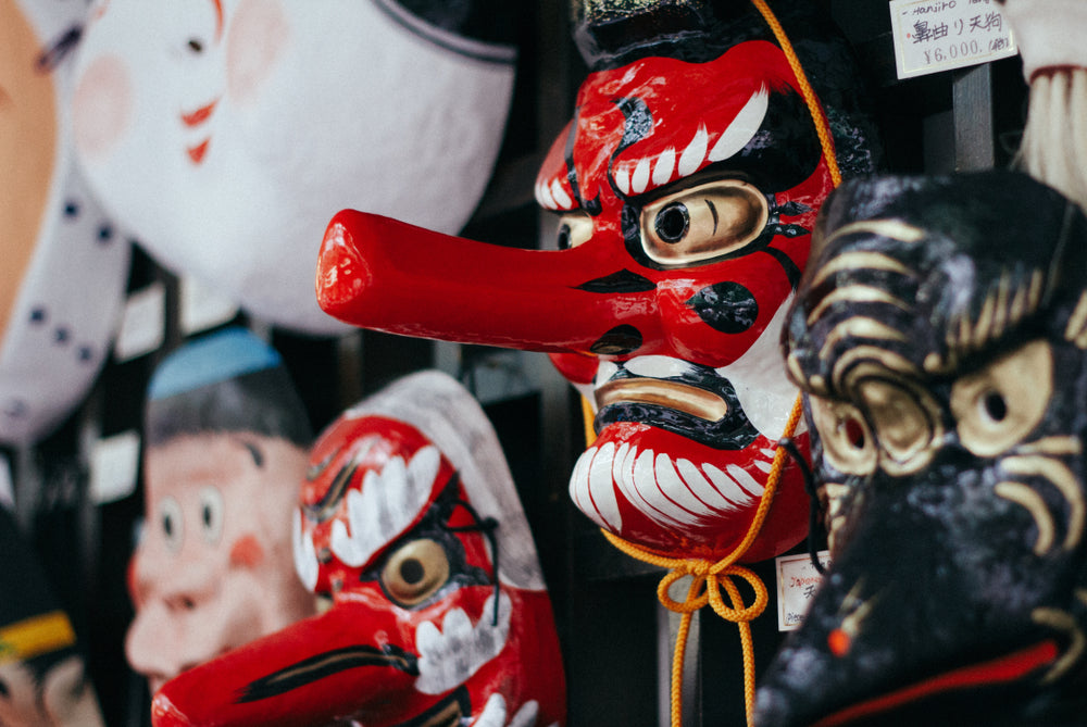Japanese Masks - 18 Types - of Every Japanese Mask – Japanese Oni Masks