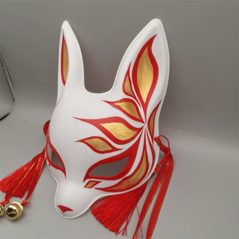Enchanted Kitsune Half Face Party Mask