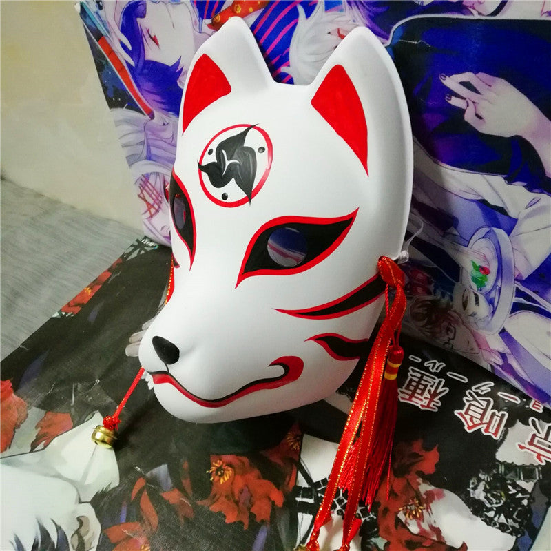 Blazing Fox of Shinto Kitsune Mask