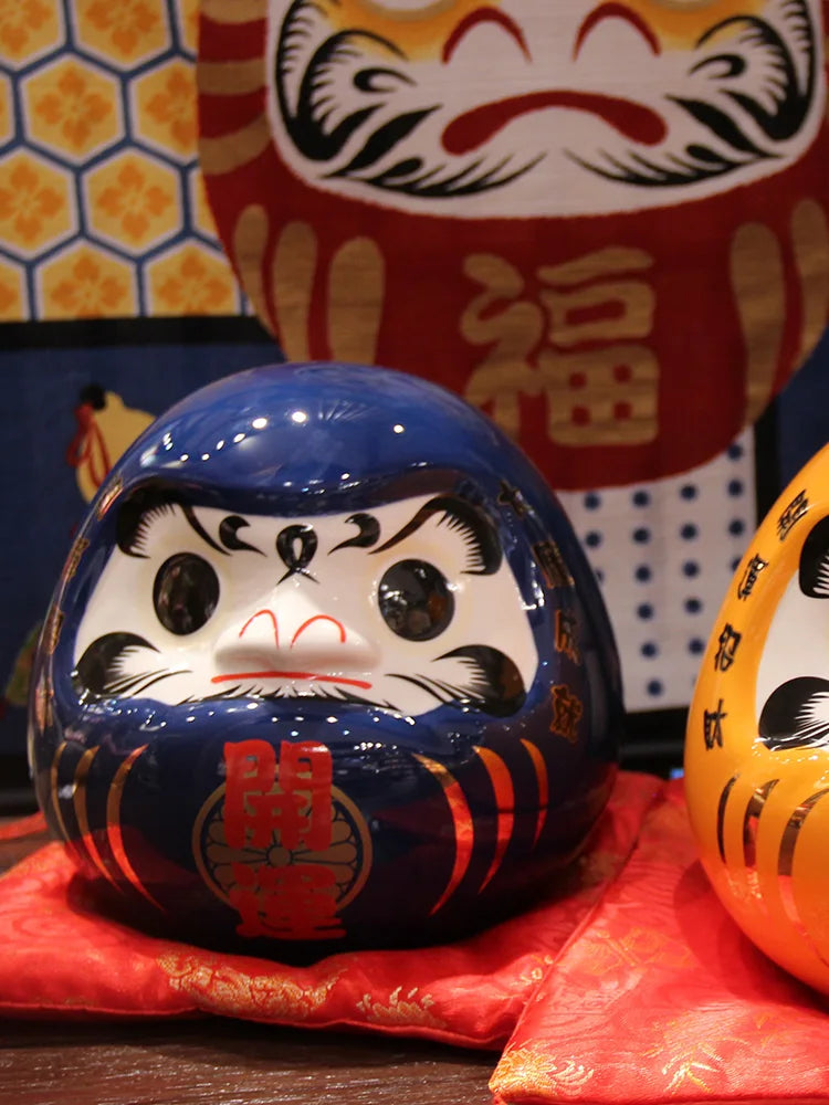 Ceramic Japanese Daruma Doll