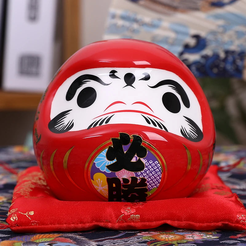 Japanese Daruma Doll Piggy Bank