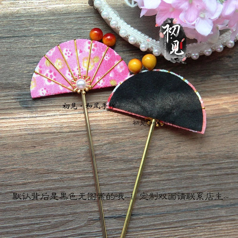 Cherry Blossom Kanzashi Hair Stick
