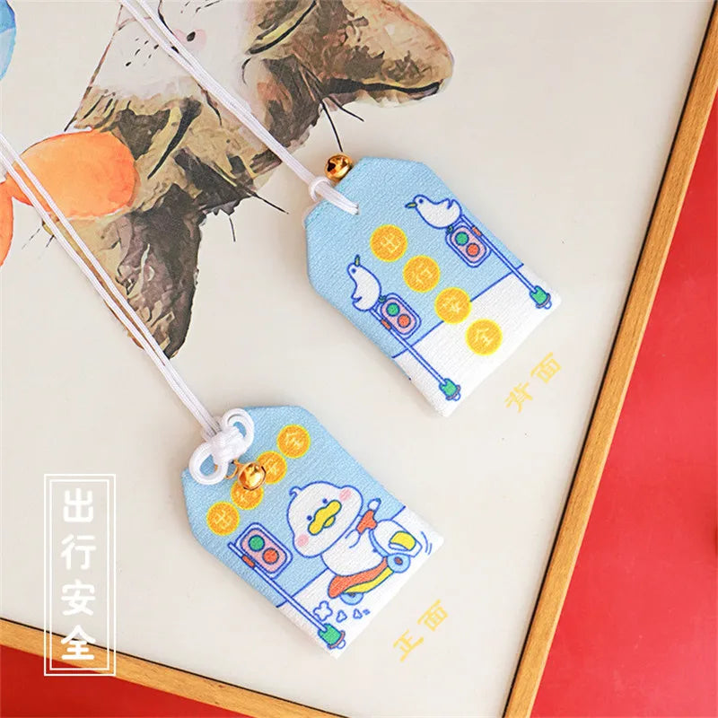 Japanese Cat Omamori Keychains