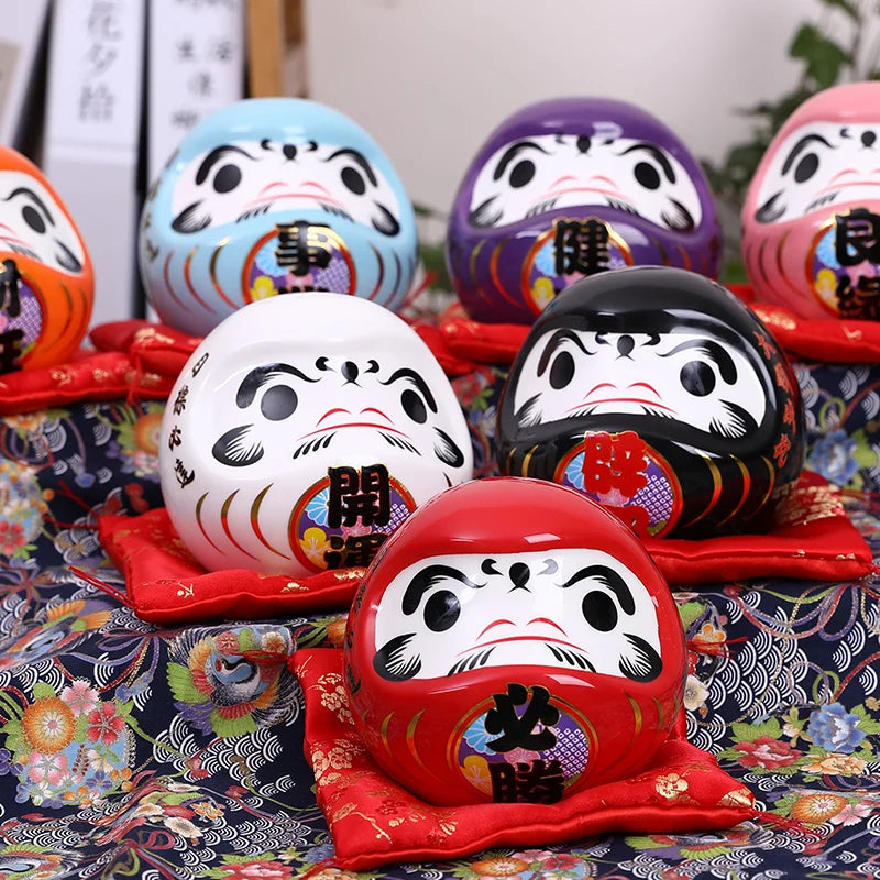 Japanese Daruma Doll Piggy Bank