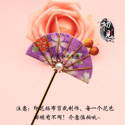 Cherry Blossom Kanzashi Hair Stick