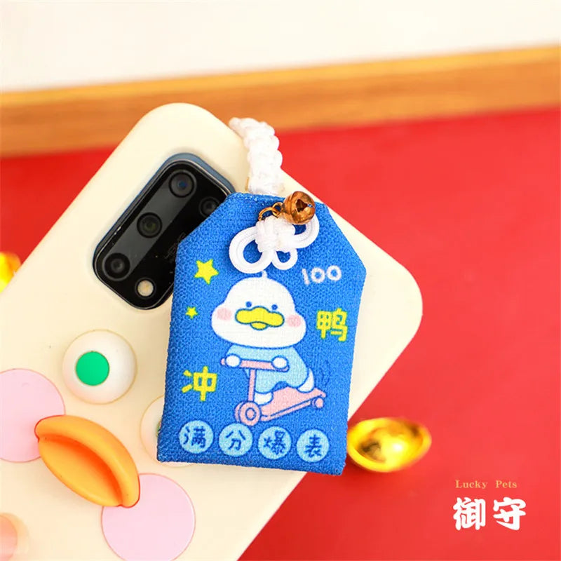 Japanese Cat Omamori Keychains