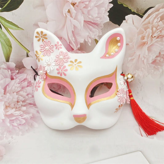 Party Festival Cat Sakura Mask