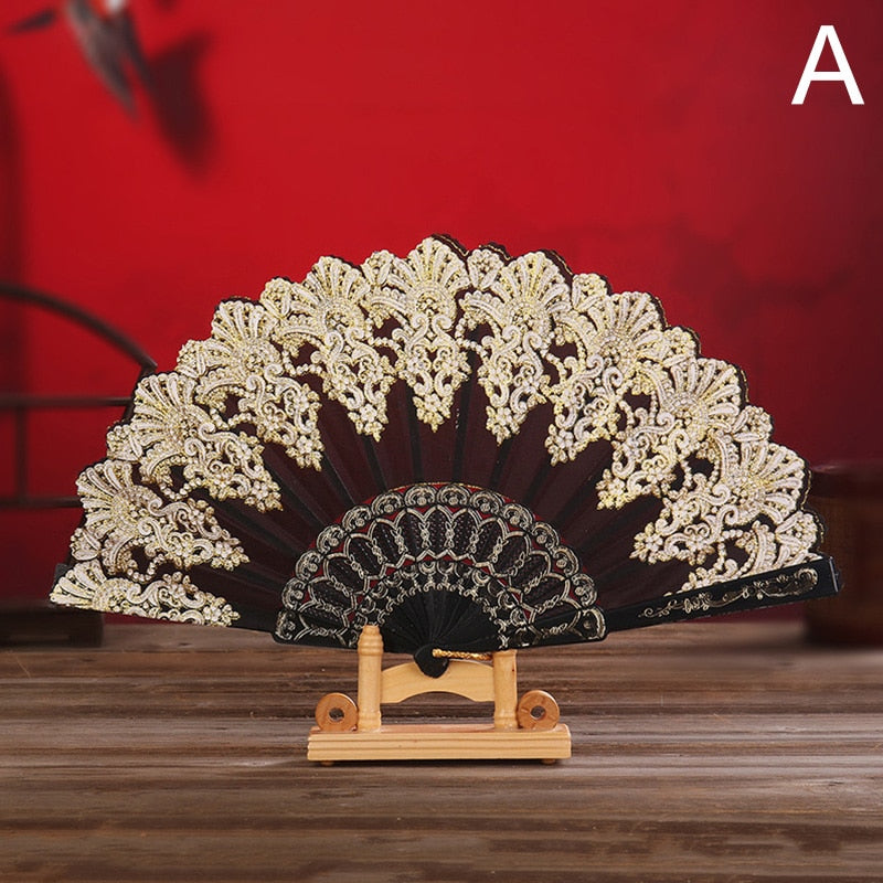 Japanese Plastic Folding Hand Fan