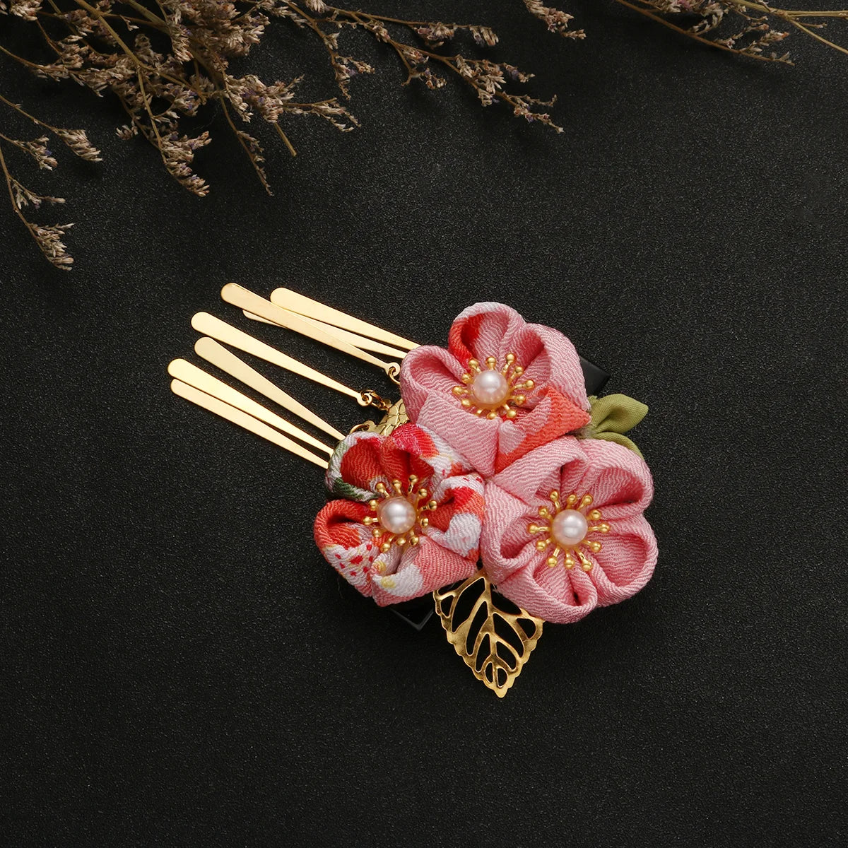 Japanese Flower Hair Kanzashi