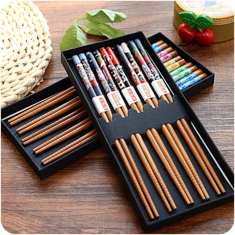 Japanese Bamboo Chopsticks Set