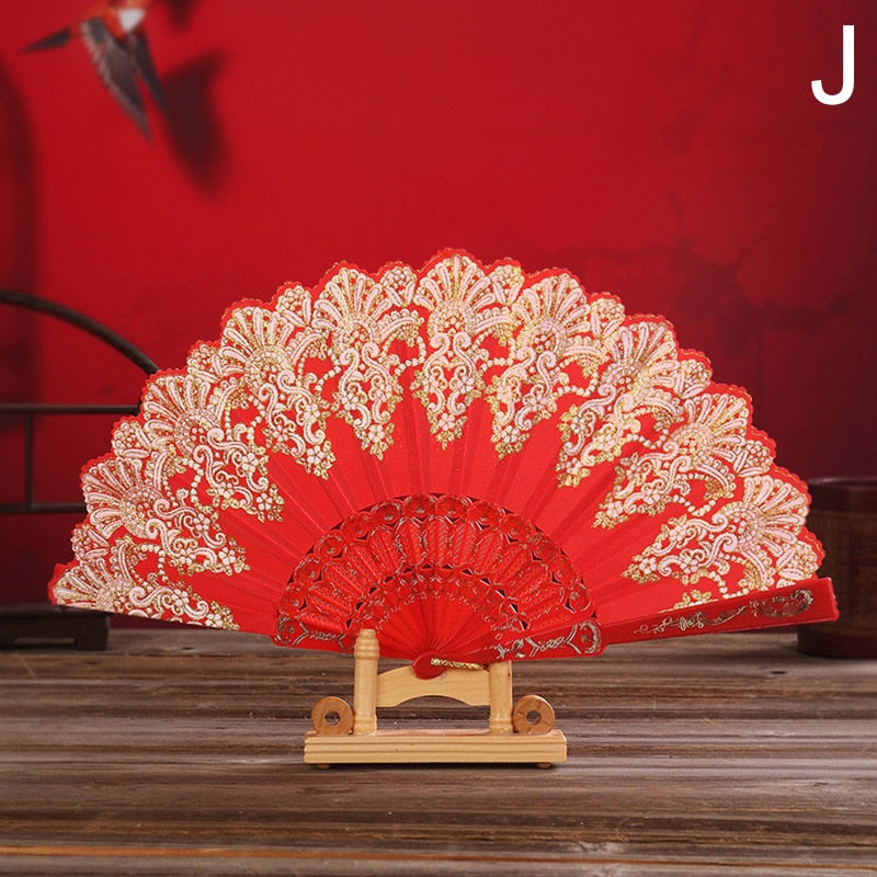 Japanese Plastic Folding Hand Fan