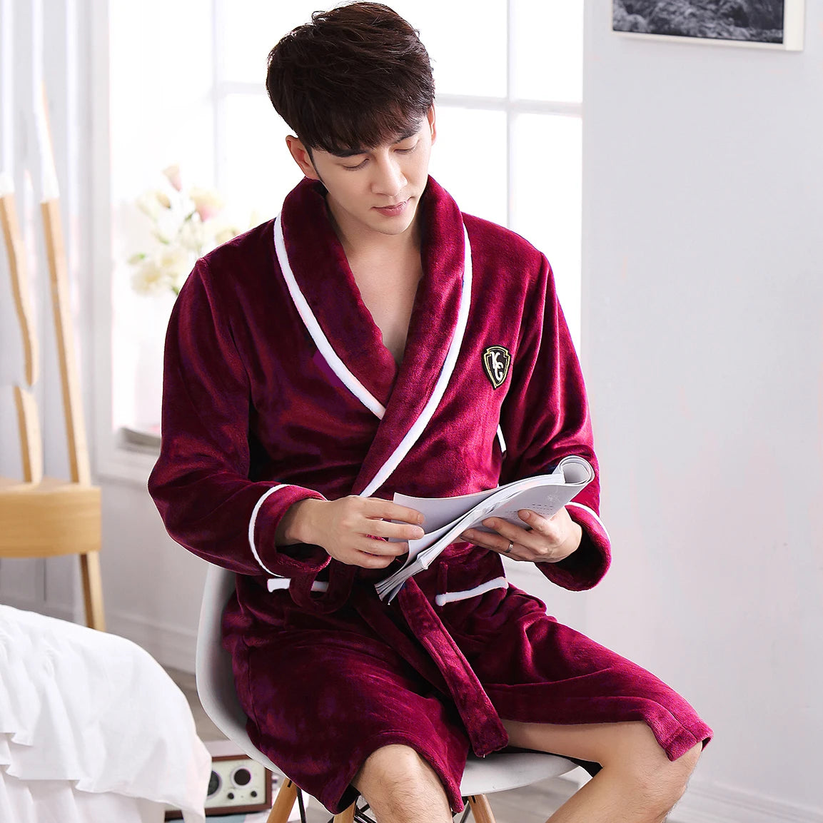 Japanese Flannel Robe