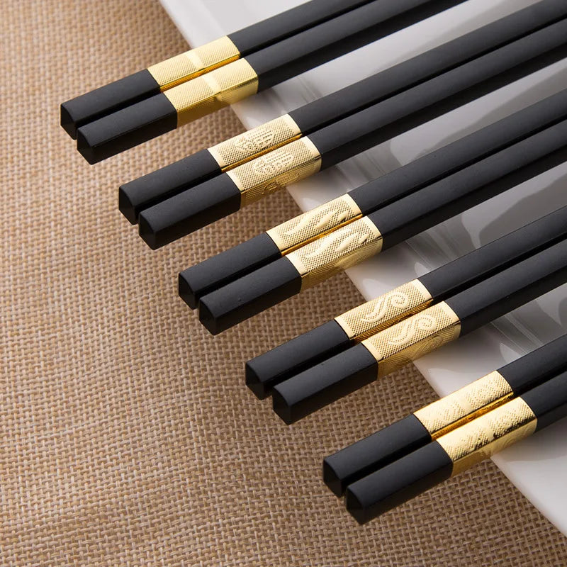 5 Pairs Japanese Reusable Chopsticks