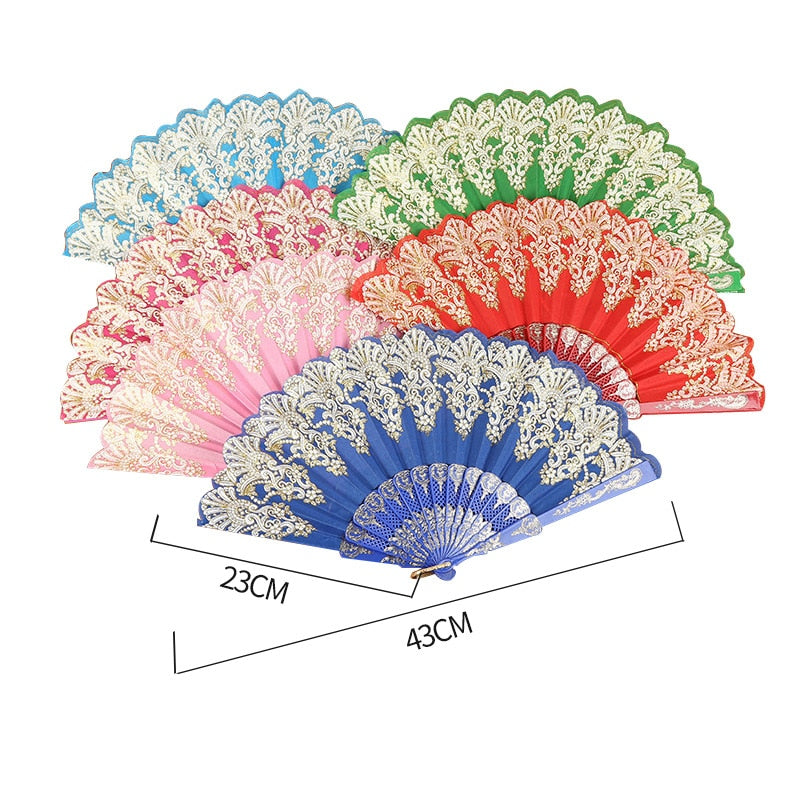 Japanese Plastic Folding Hand Fan