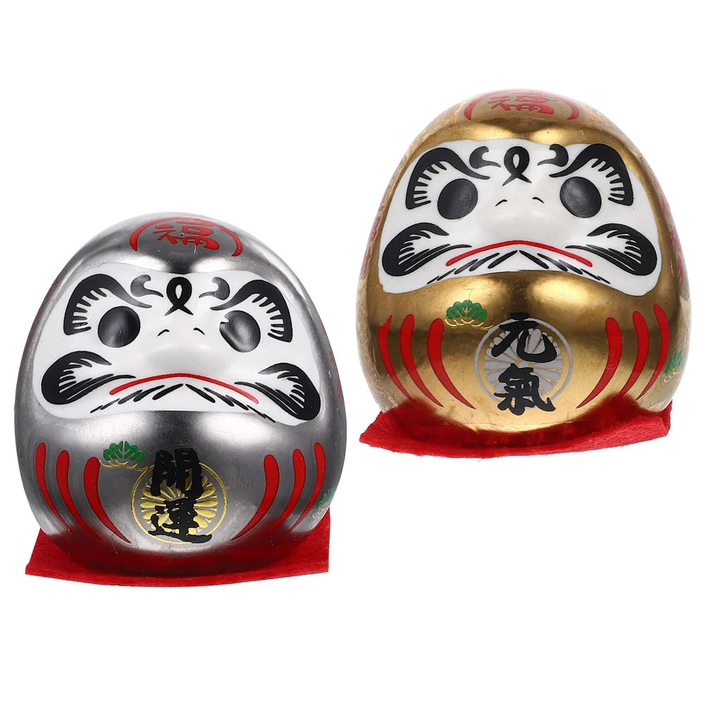 Lucky Dharma Eggs Daruma Dolls Pair