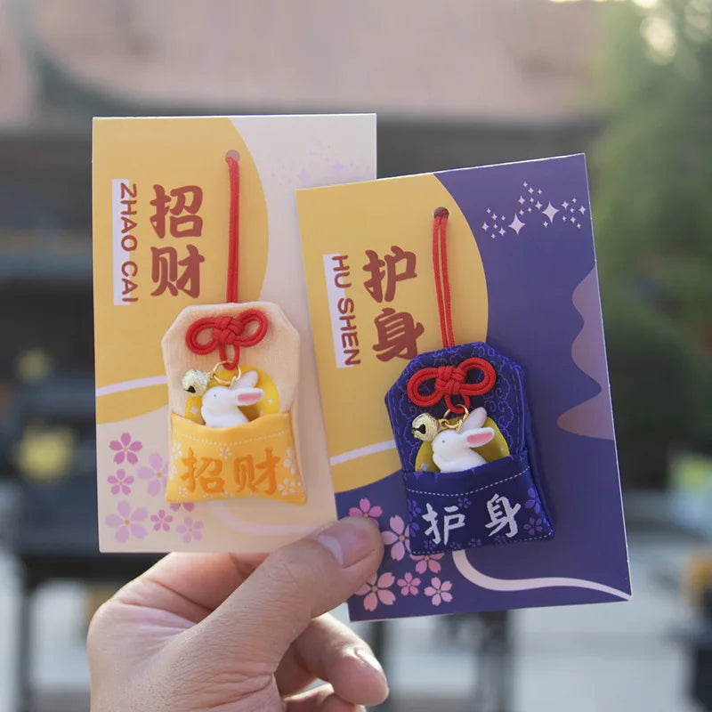 Japanese Rabbit Omamori Charm