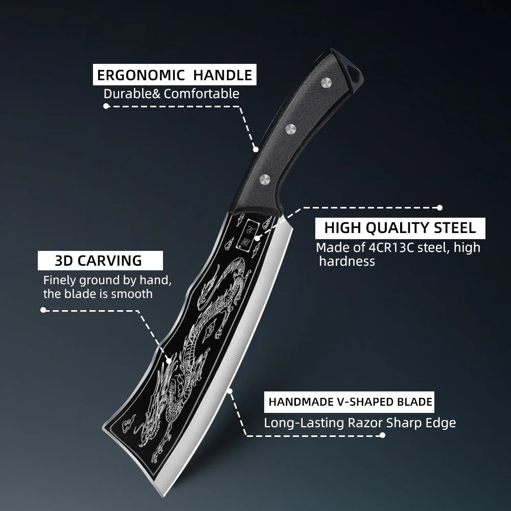 Meat Cleaver Butcher Kitchen Knife