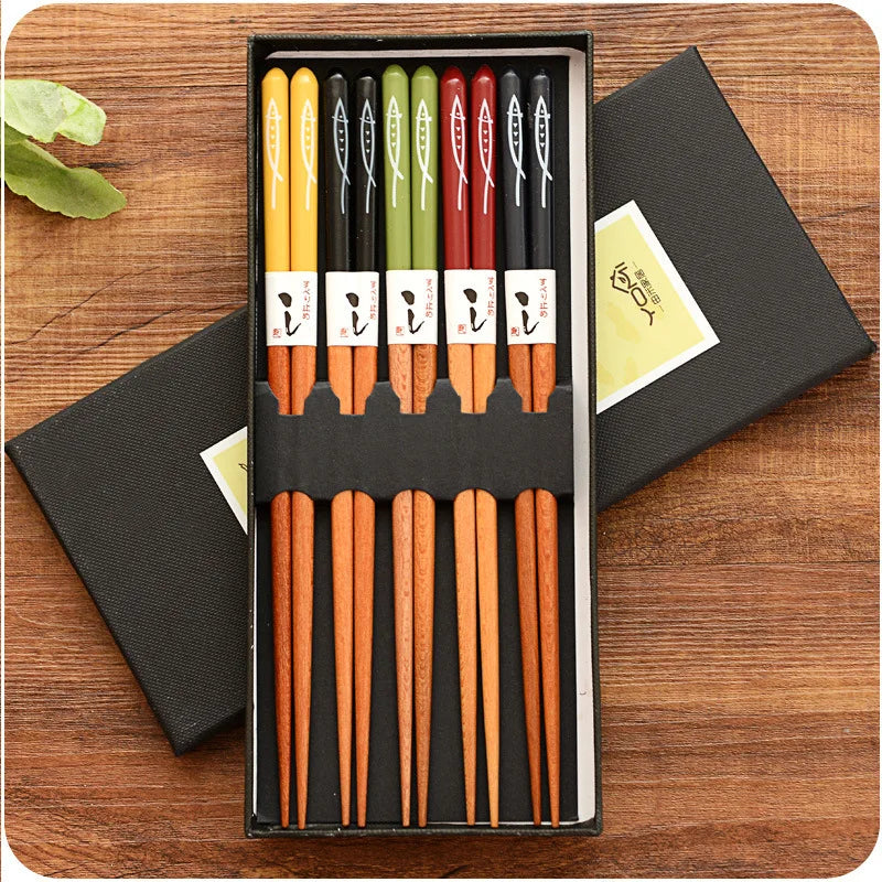 Japanese Bamboo Chopsticks Set