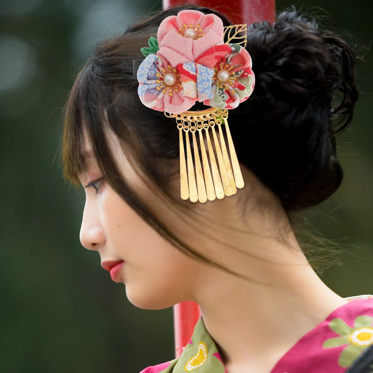 Japanese Flower Hair Kanzashi