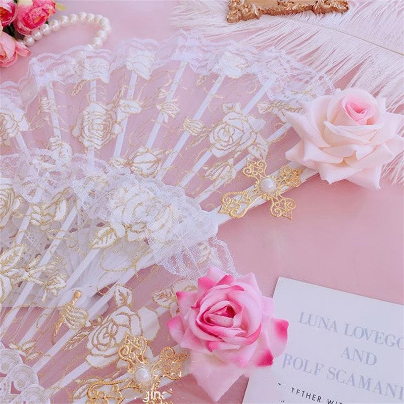 Creative Japanese Lace Hand fans