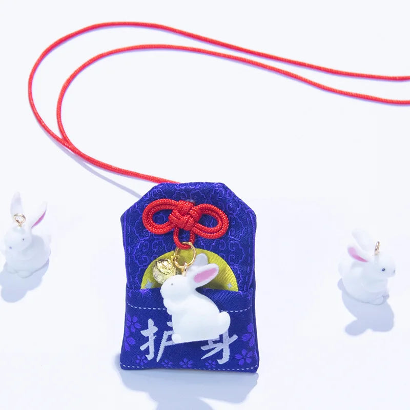 Japanese Rabbit Omamori Charm