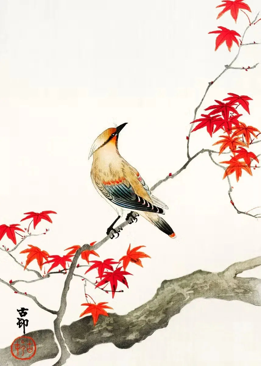 Birds Painting Wall Art Posters