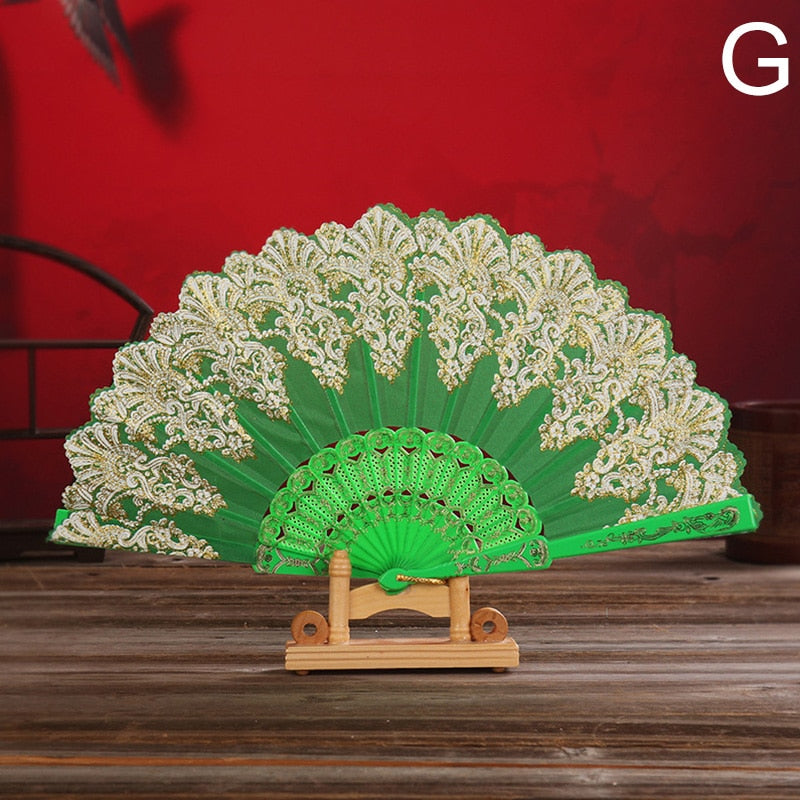Japanese Plastic Folding Hand Fan