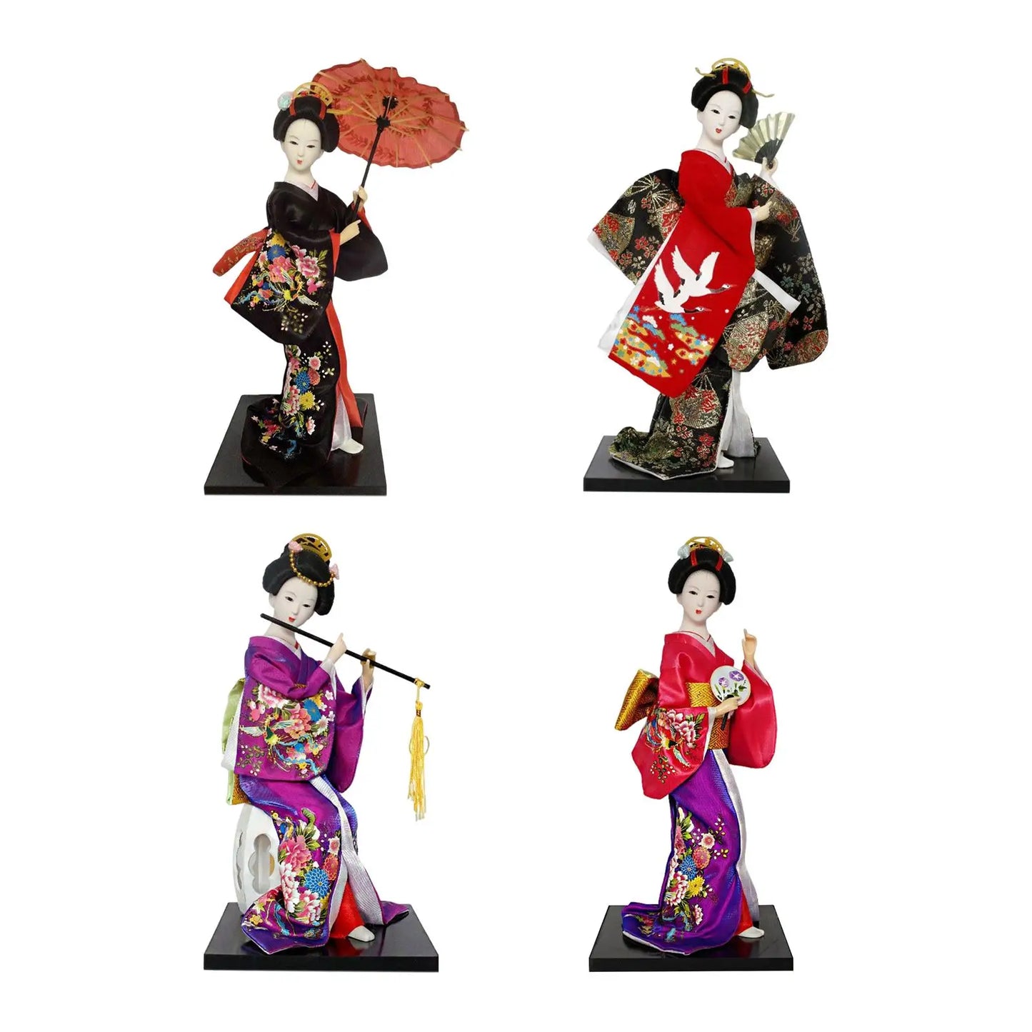 Japanese Geisha Doll Figurine