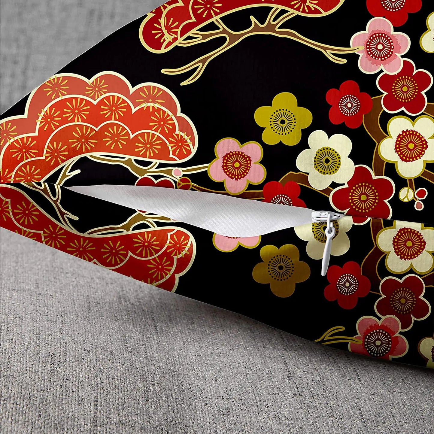 Flying Birds Japanese Cushion Covers