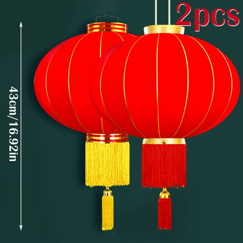 Traditional Red Japanese Lantern