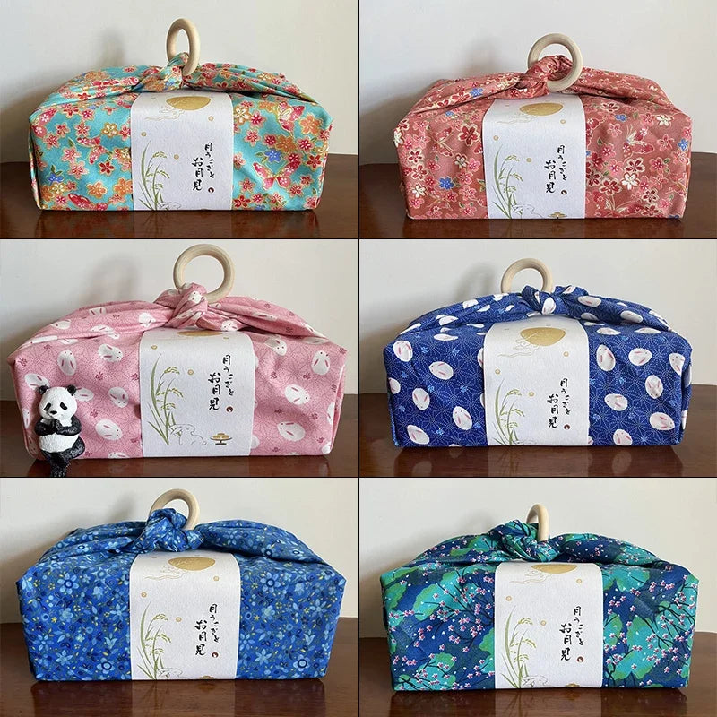 Japanese Flower Handkerchief Furoshiki
