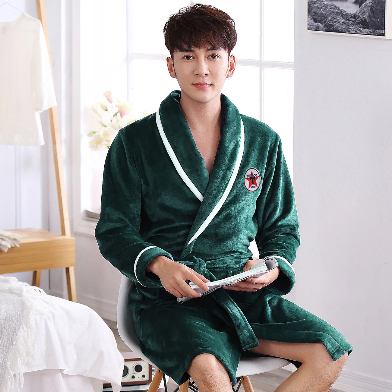 Japanese Flannel Robe
