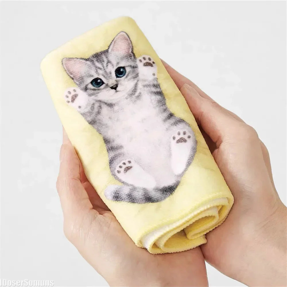 Japanese Cat Tenugui