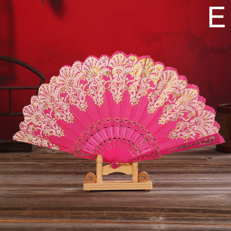 Japanese Plastic Folding Hand Fan