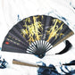 Bamboo Printed Japanese Hand Fans