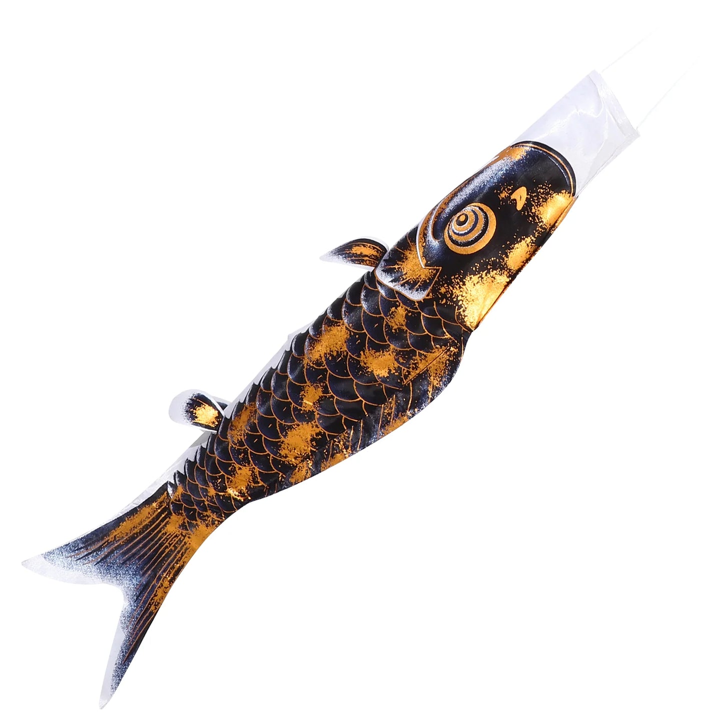 Japanese Koinobori Blak Fish Flag