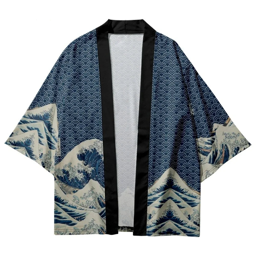 Clouds Ocean Waves Cardigan