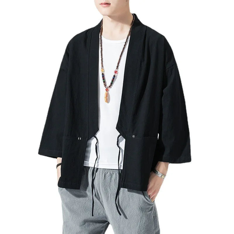 Japanese Sleeve Loose Kimono Cardigan