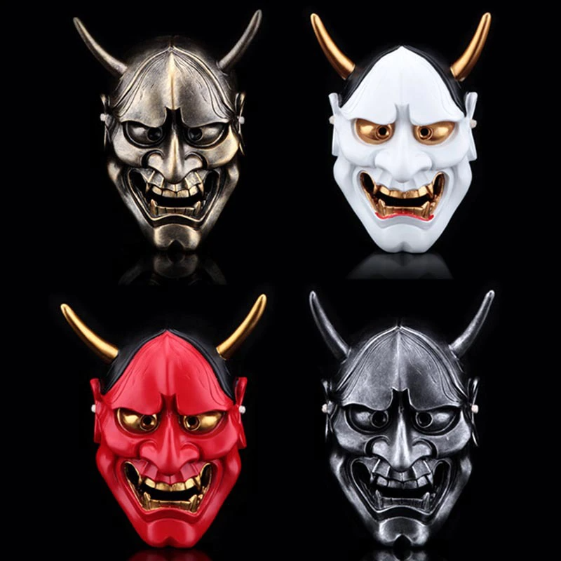 bronze hannya mask