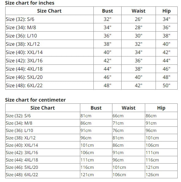 kimono set size