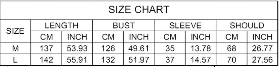 traditional kimono size