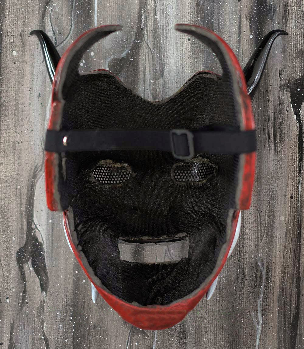 Traditional Japanese Oni Mask - HQ Fiberglass