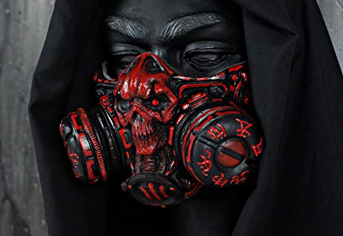 red skull mask