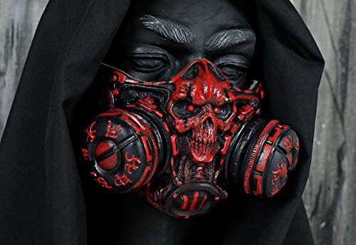 red skull mask