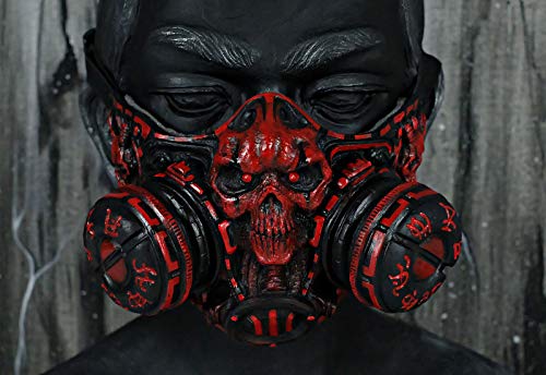 red skull mask