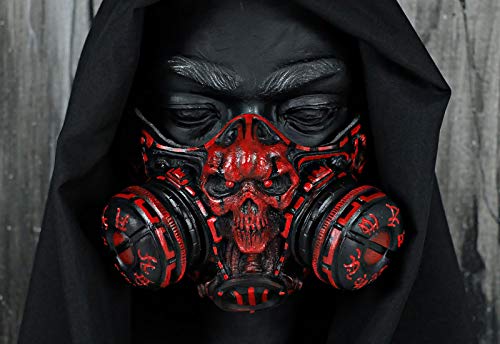 red skull mask