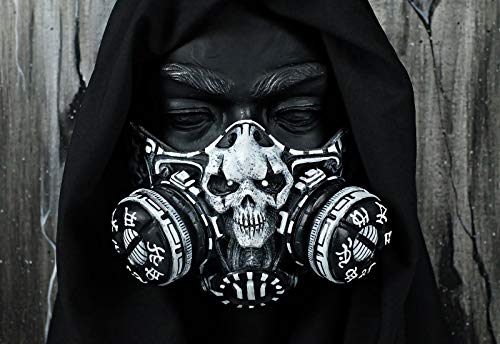 black skull mask