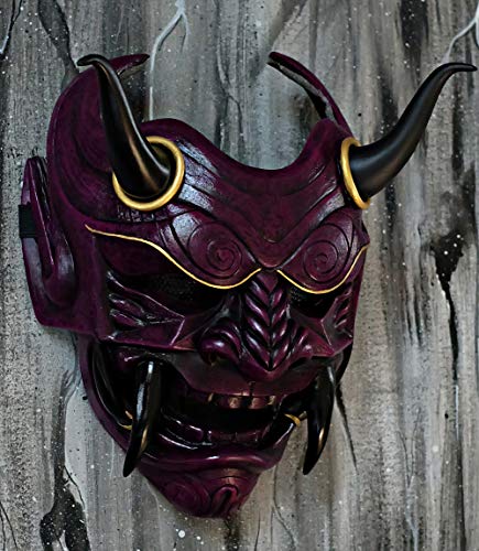 purple oni mask