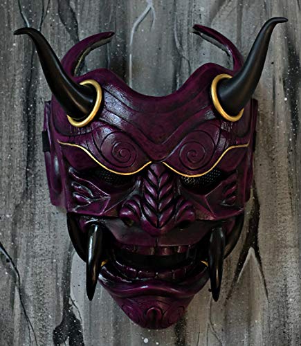 purple oni mask