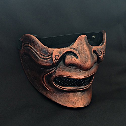 bronze mempo mask
